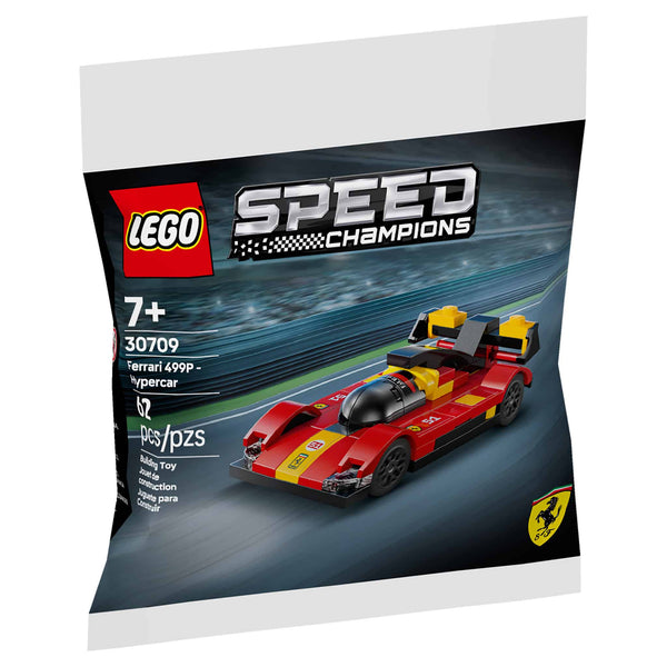 LEGO® Speed Champions Ferrari 499P Hypercar, 62 Pieces — Outback Toys