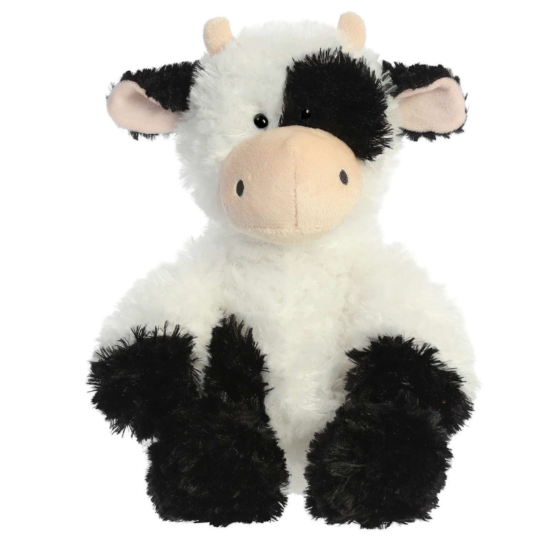 Black & White Cow 12 inch Tubbie Wubbies Plush by Aurora