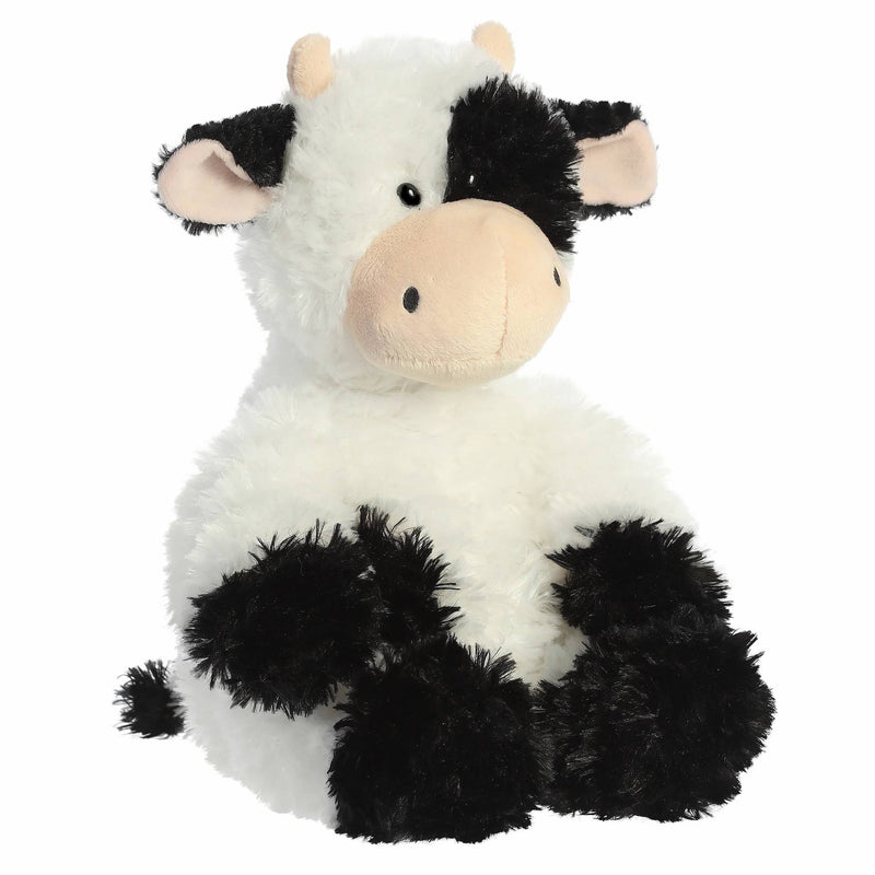 Black & White Cow 12 inch Tubbie Wubbies Plush by Aurora