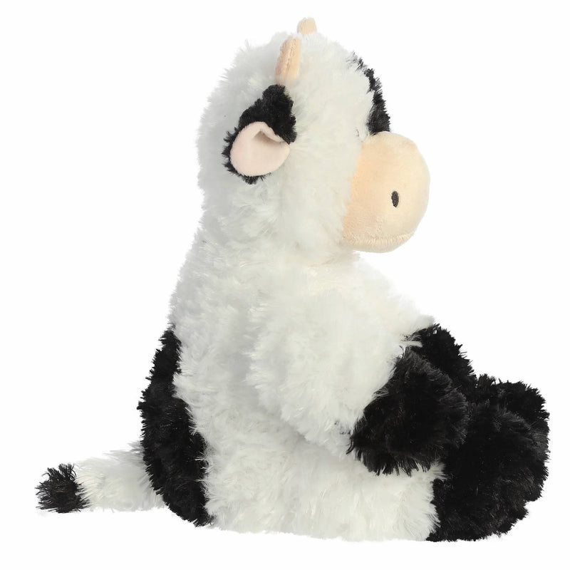 Black & White Cow 12 inch Tubbie Wubbies Plush by Aurora