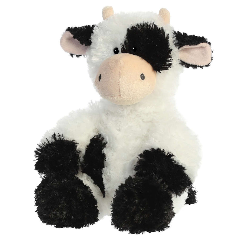 Black & White Cow 12 inch Tubbie Wubbies Plush by Aurora