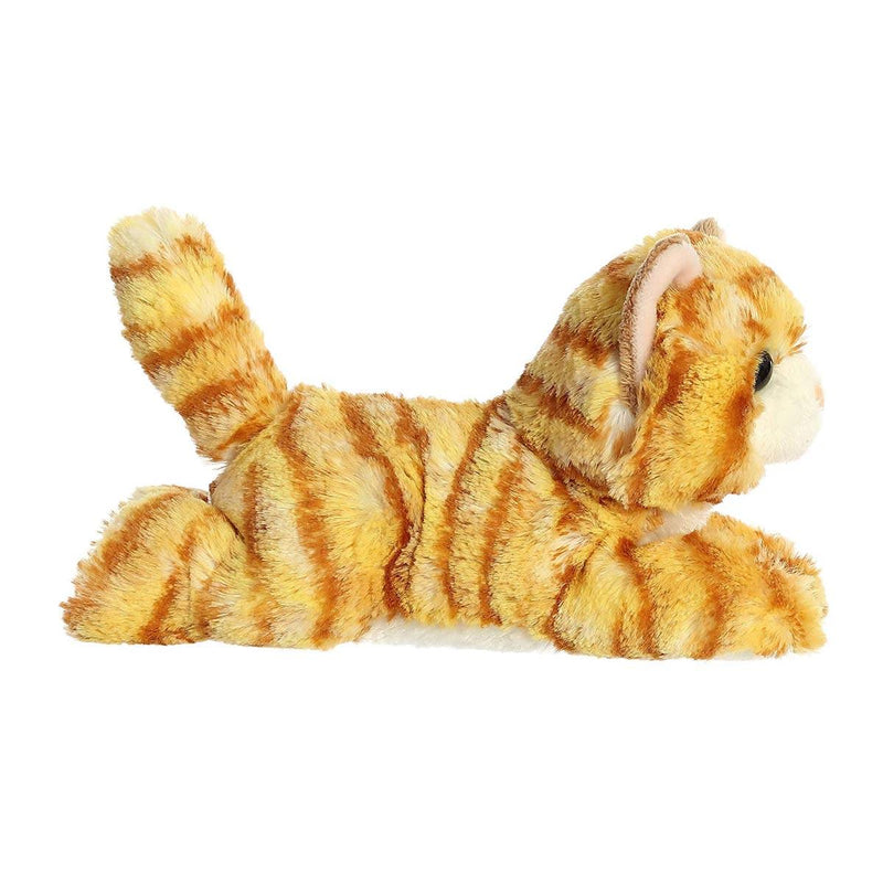 8in Orange Ginger Cat Mini Flopsie by Aurora