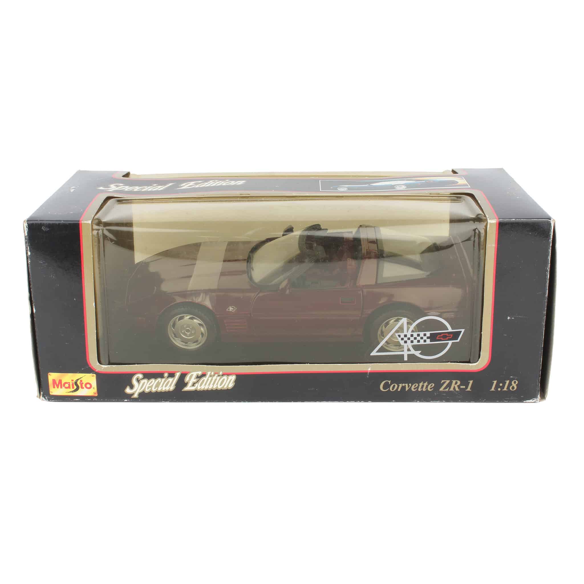 1/18 Dark Red Corvette ZR-1 Convertible Car by Maisto, Special
