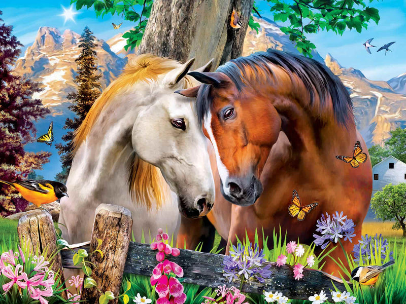 Green Acres Mountain Meadow Farm 300 Piece EZ Grip Puzzle