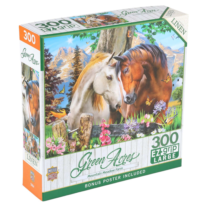 Green Acres Mountain Meadow Farm 300 Piece EZ Grip Puzzle
