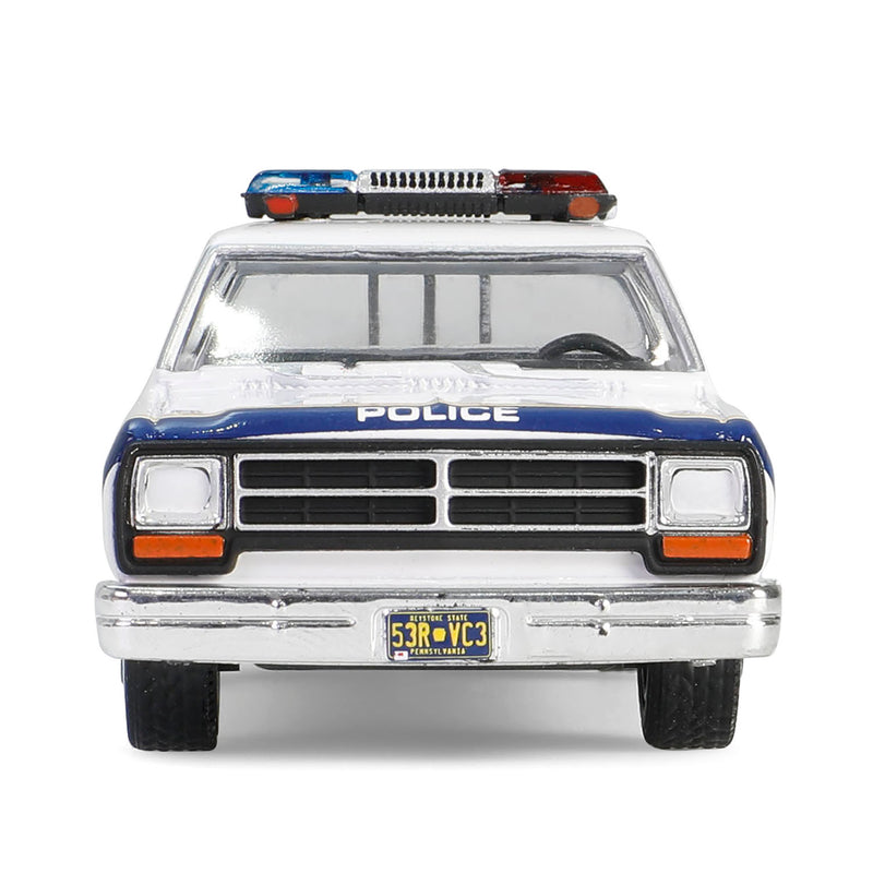 1/64 1990 Dodge Ram D-250 with Utility Trailer, Philadelphia, PA Police Department, Hot Pursuit Hitch & Tow Series 1