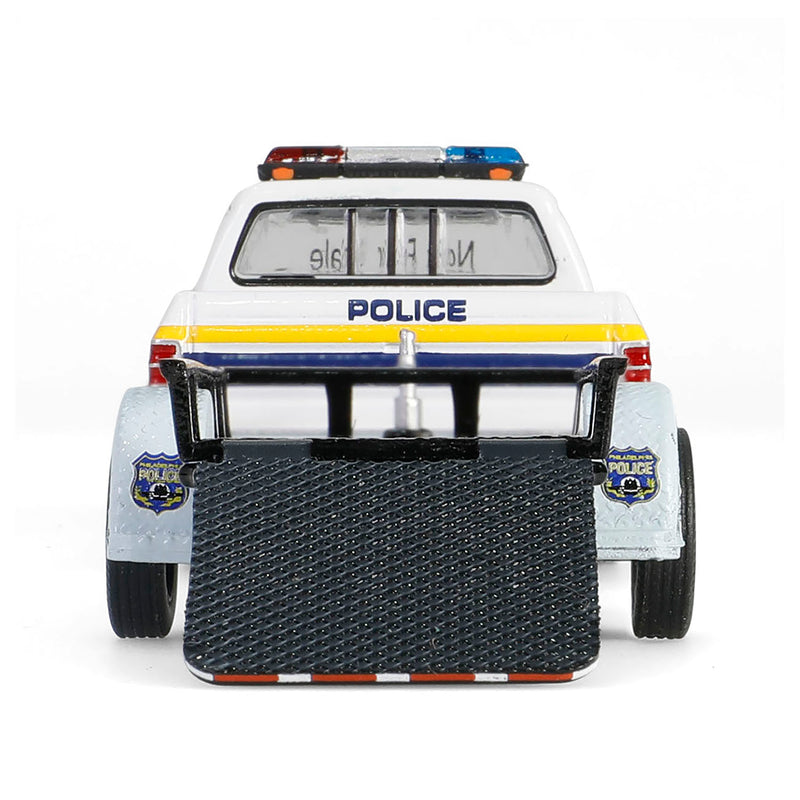 1/64 1990 Dodge Ram D-250 with Utility Trailer, Philadelphia, PA Police Department, Hot Pursuit Hitch & Tow Series 1