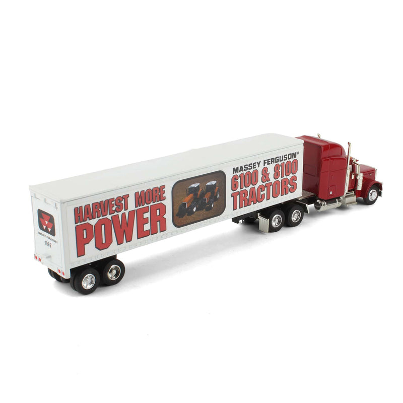 1/64 Massey Ferguson Peterbilt 379 1996 Limited Edition with 6100 & 8100 Tractors Deco by SpecCast