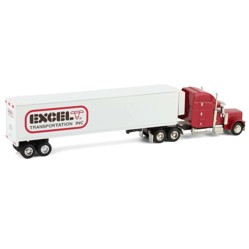 1/64 Peterbilt 379 Conventional Semi Truck & Reefer Trailer by SpecCast, Excel Transportation Inc