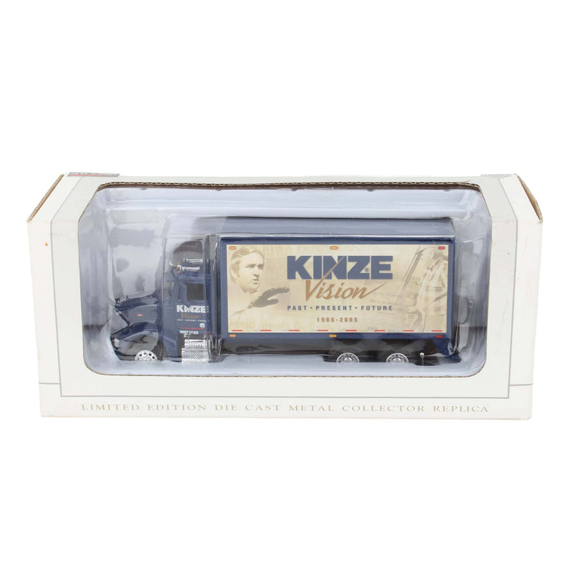 1/64 Peterbilt 385 Unibilt Day Cab Truck with Kinze Box Van by SpecCast, Kinze 40th Anniversary