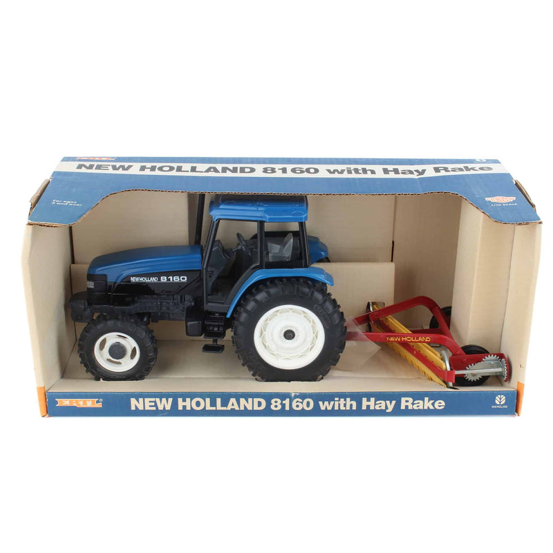 1/16 New Holland 8160 with Hay Rake by ERTL