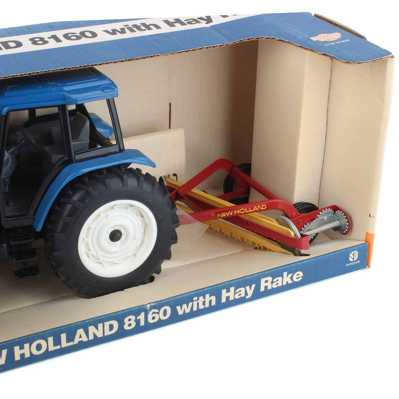1/16 New Holland 8160 with Hay Rake by ERTL