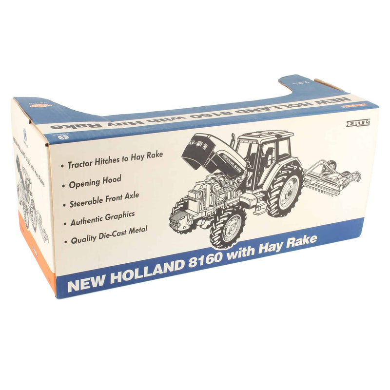 1/16 New Holland 8160 with Hay Rake by ERTL