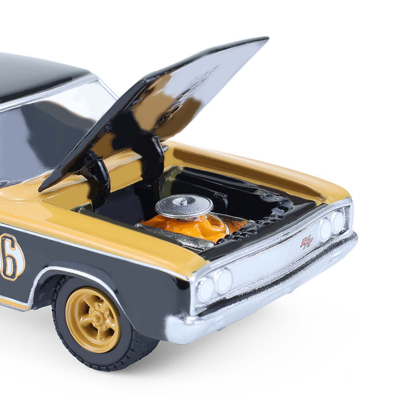 1/64 1985 Dodge Ram D350 Ramp Truck with 1965 Dodge Coronet, Ramchargers, H.D. Trucks Series 26