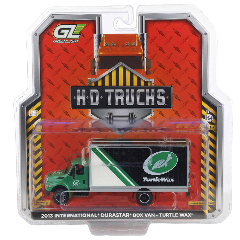 1/64 2013 International Durastar Box Van, Turtle Wax, H.D. Trucks Series 26