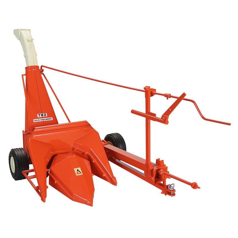 1/16 Allis Chalmers 782 Forage Harvester with Corn & Hay Heads, 2019 Orange Spectacular Show Implement