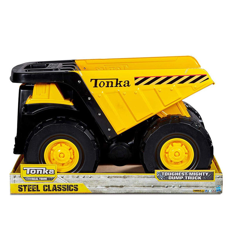 (B&D) Tonka Steel Classics Large Toughest Mighty Dump Truck - Damaged Item