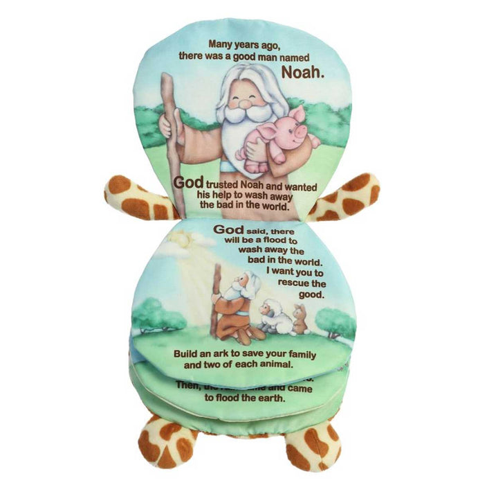 Noah's Ark 9in Giraffe Story Pals Soft Books Plush Animal By Ebba