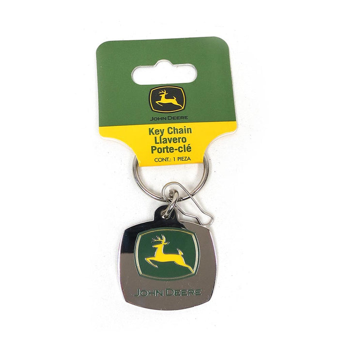 John Deere Logo Enamel Key Chain