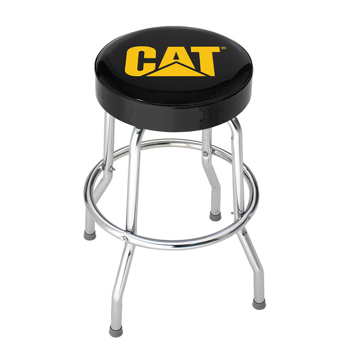 Caterpillar Garage 29 Inch Stool with Chrome Plated Legs