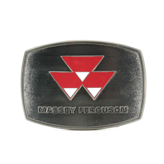 Massey Ferguson Logo Brushed Pewter Buckle