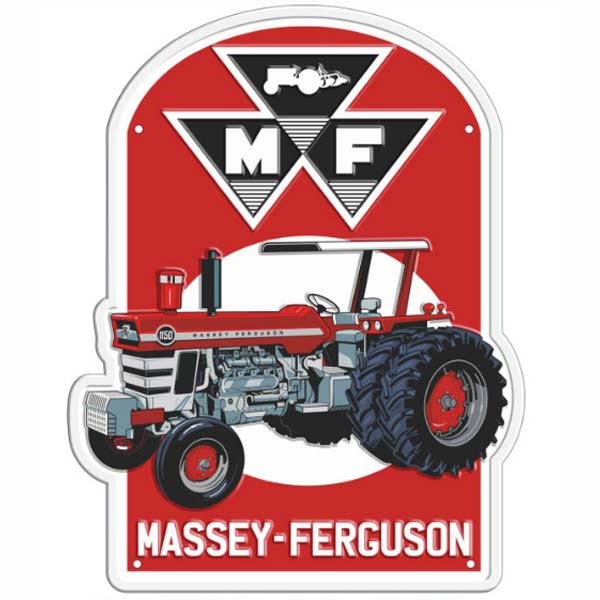Massey Ferguson Vintage Metal Tractor Sign