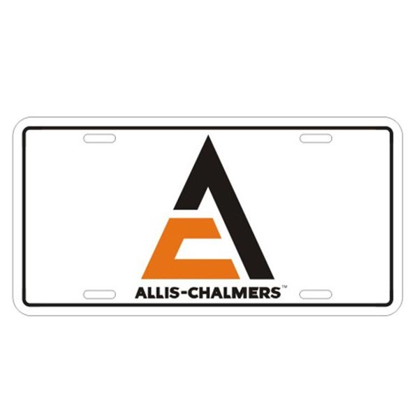 Allis Chalmers Triangle Logo License Plate