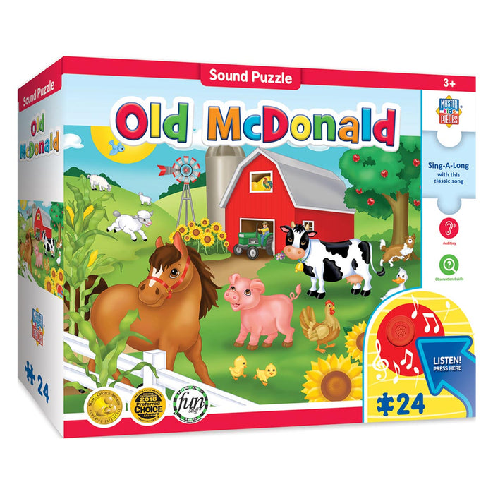 SING-A-LONG Sound 24pc Floor Puzzle "Old McDonald"