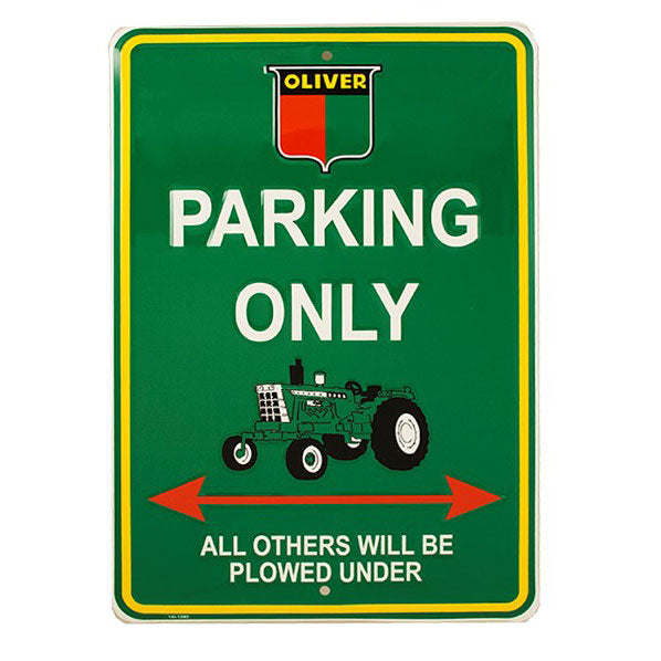 Oliver 8x12 Parking Only Aluminum Sign
