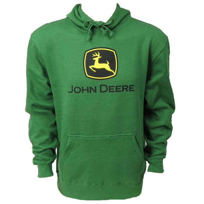 John Deere Logo Green Fleece Hoodie