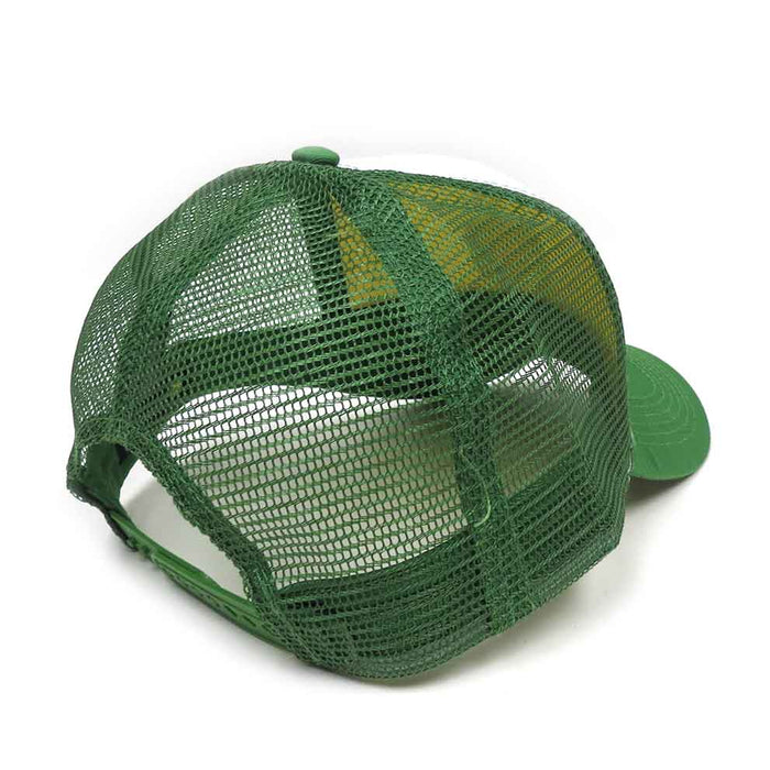 John Deere Cap White & Green with Green Mesh Back