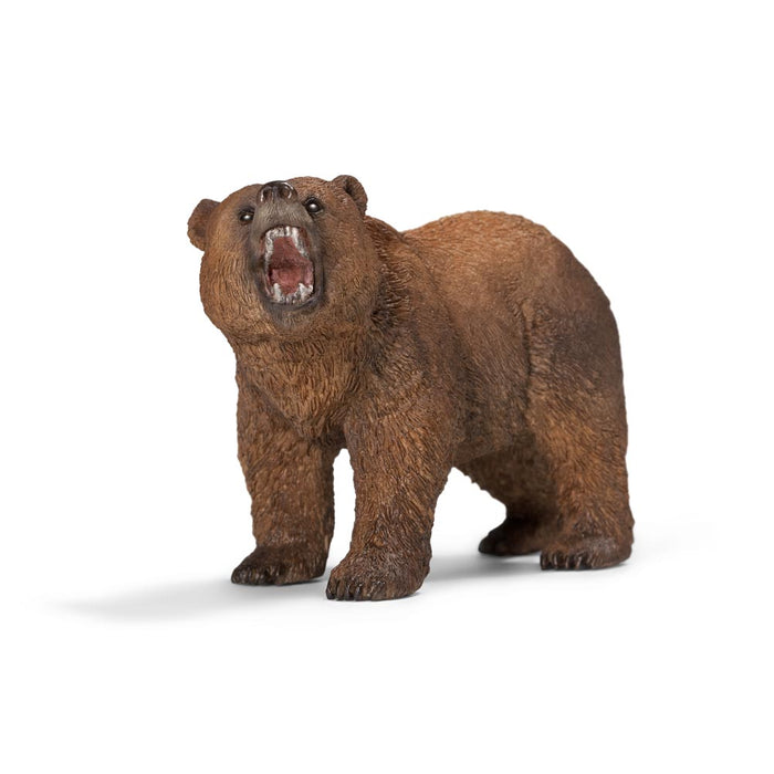 Grizzly Bear with mouth wide open by Schleich