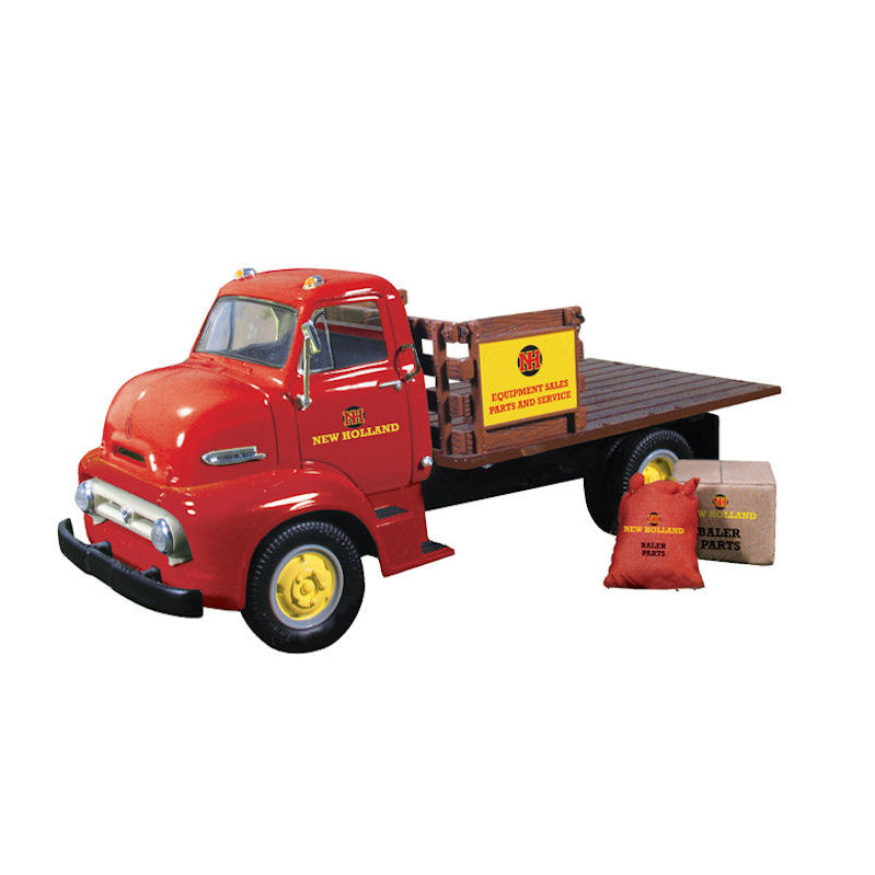 1/34 1953 Ford COE Half Stake Truck by First Gear, New Holland Parts & Service Limited Edition