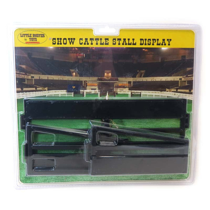 1/16 Little Buster Toys Show Cattle Stall Display, Tie Rail & Side Panels