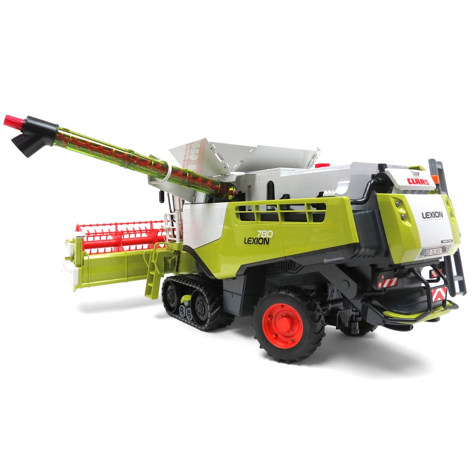 BRUDER 1/16CLAAS LEXION 780 コンバインハーベスター 1/16 Claas Lexion 780 Terra Trac Combine with Header & Transporter
