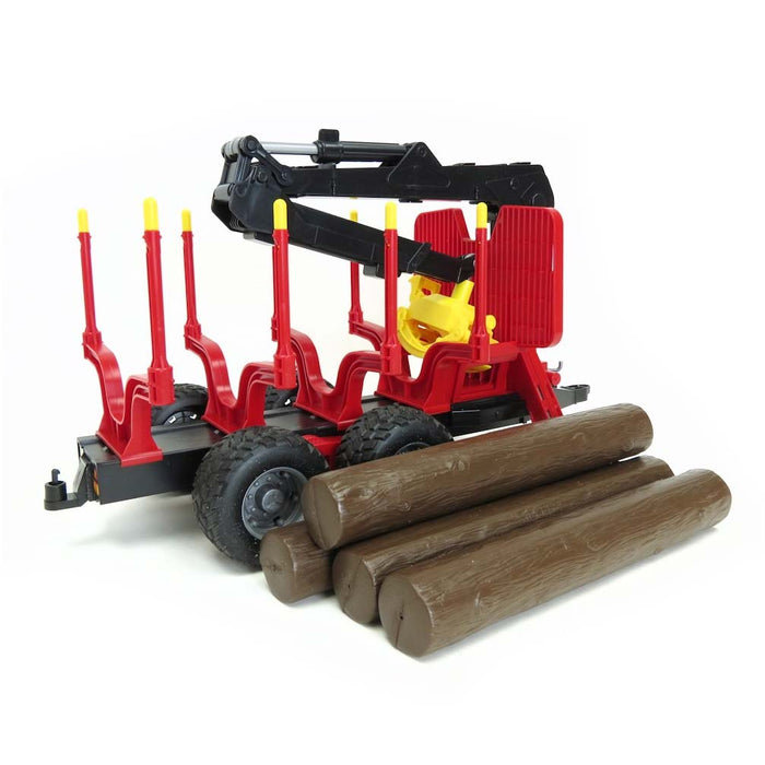 1/16 Forestry Trailer with Loading Crane & 4 Logs