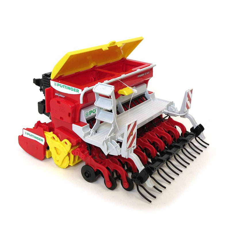 1/16 Pottinger Vitasem 302 ADD Harrow-Mounted Seed Drill by Bruder