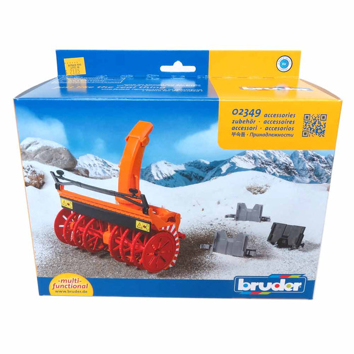 1/16 Snow Blower for Bruder Tractors MB Actros and MAN Trucks