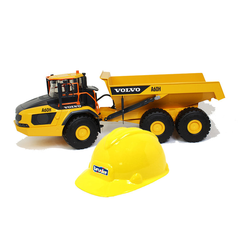 1/16 Bruder Volvo A60H Haul Truck with Hard Hat — Outback Toys