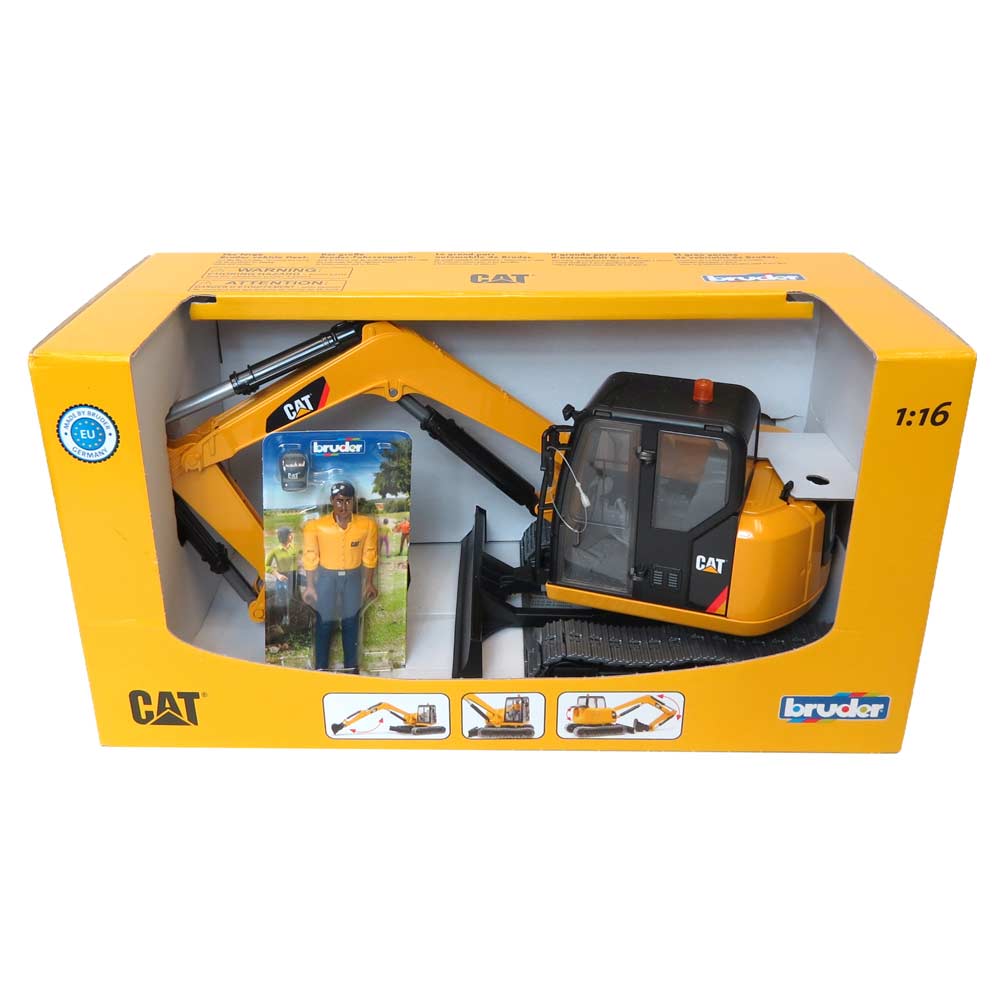 bruder 建設機械　レア　1/16 Amazon.com: Bruder CAT Mini Excavator Construction Digger Toy with