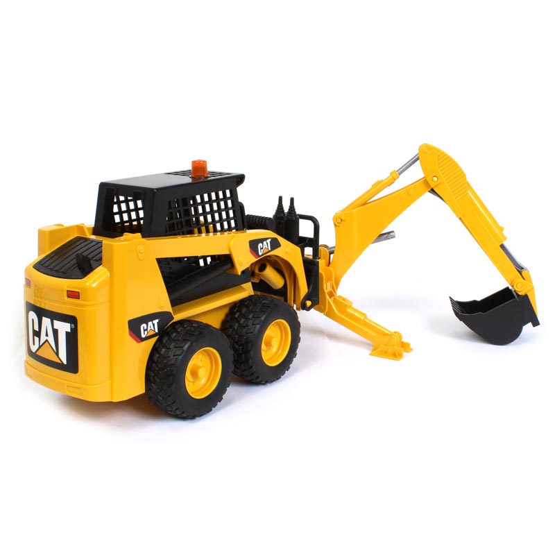 1/16 Cat Skid Steer Loader with Rear Backhoe Attachment