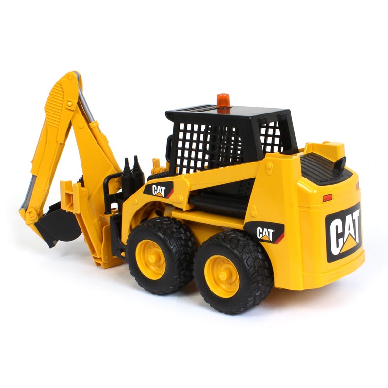 1/16 Cat Skid Steer Loader with Rear Backhoe Attachment