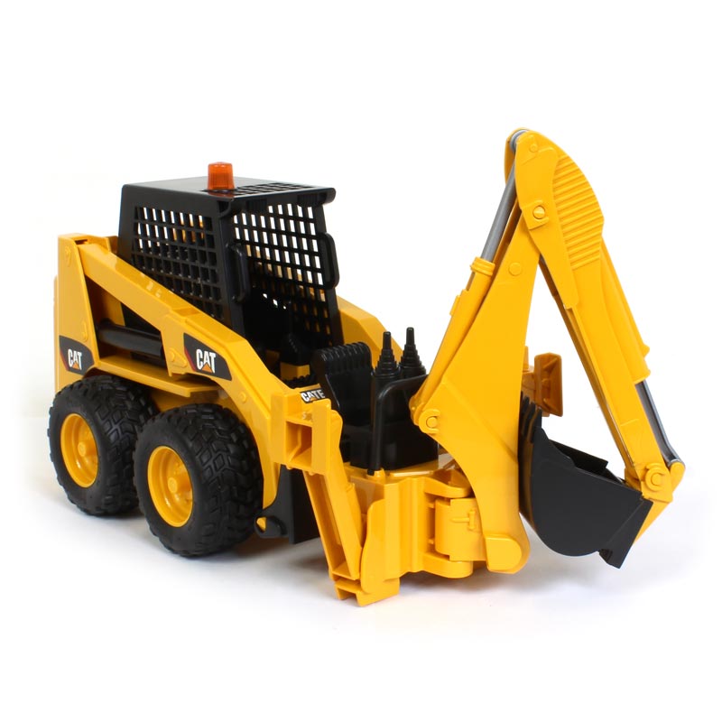 1/16 Cat Skid Steer Loader with Rear Backhoe Attachment