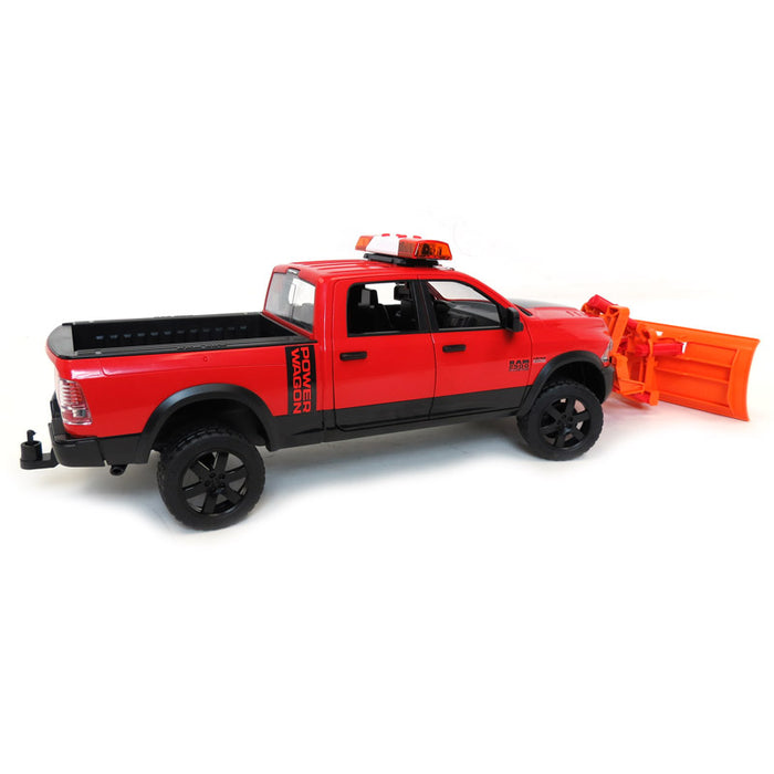 1/16 BRUDER RAM 2500 Power Wagon Truck with Snow Plow and Flashing Lights