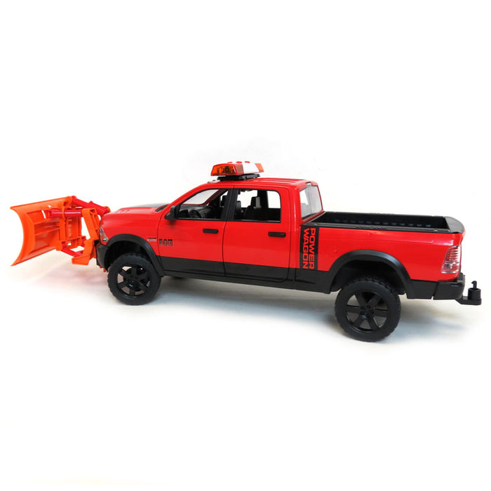 1/16 BRUDER RAM 2500 Power Wagon Truck with Snow Plow and Flashing Lights