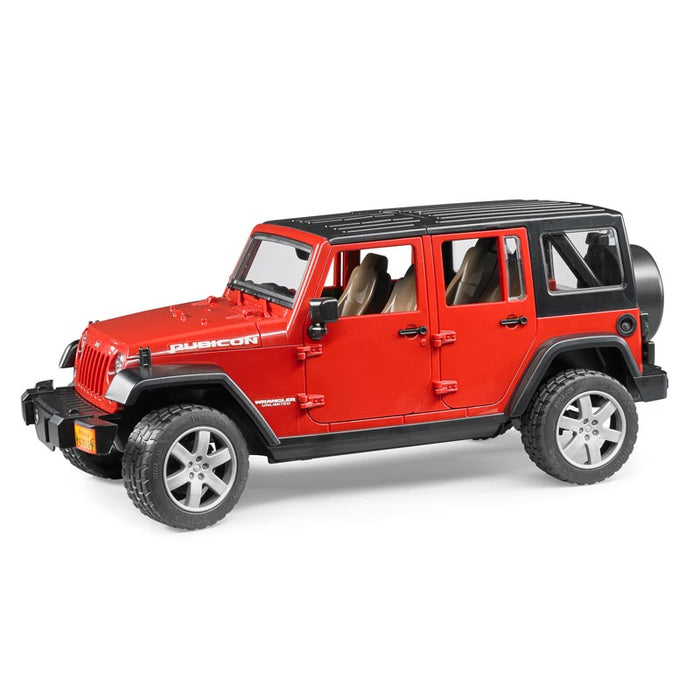 1/16 Red Jeep Wrangler Rubicon by Bruder