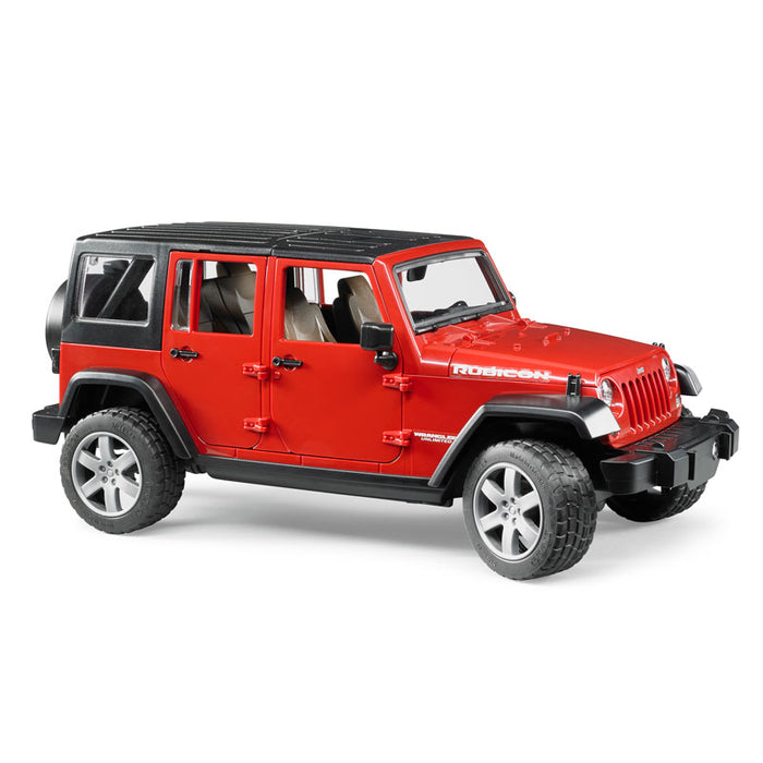 1/16 Red Jeep Wrangler Rubicon by Bruder