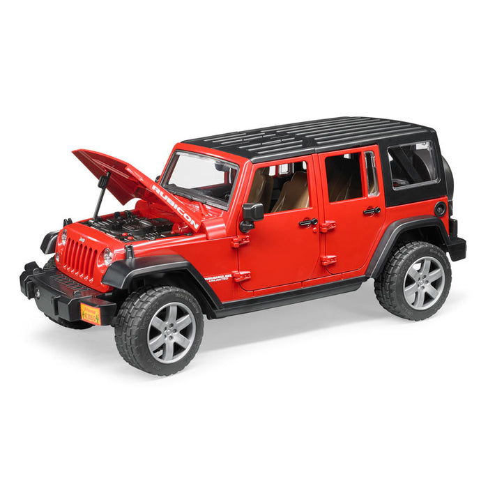 1/16 Red Jeep Wrangler Rubicon by Bruder