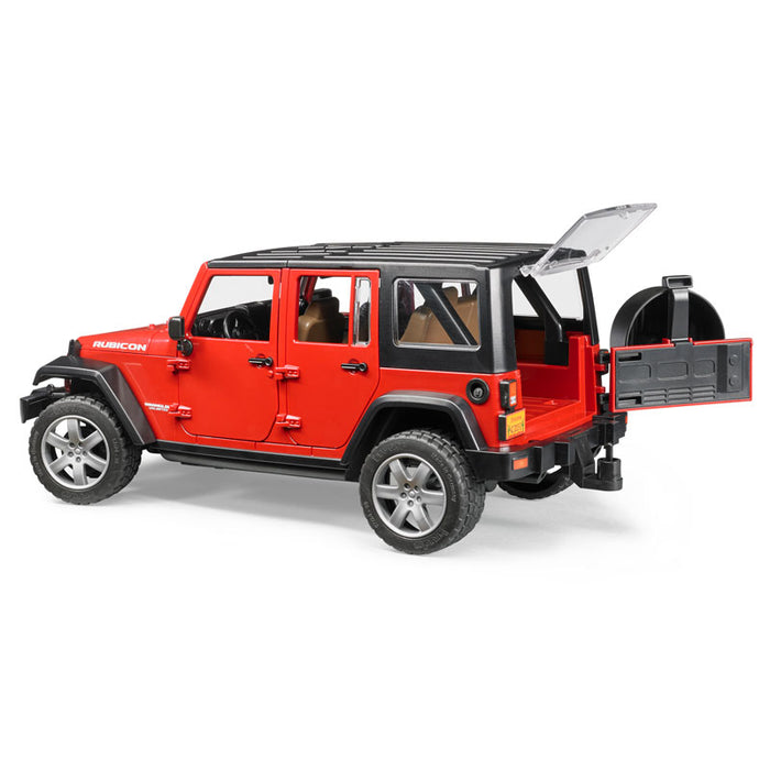 1/16 Red Jeep Wrangler Rubicon by Bruder