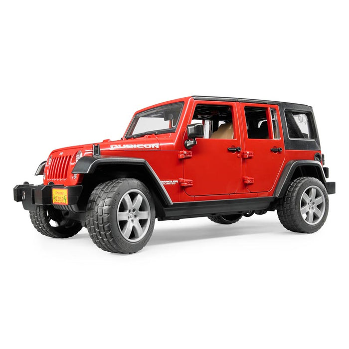 1/16 Red Jeep Wrangler Rubicon by Bruder